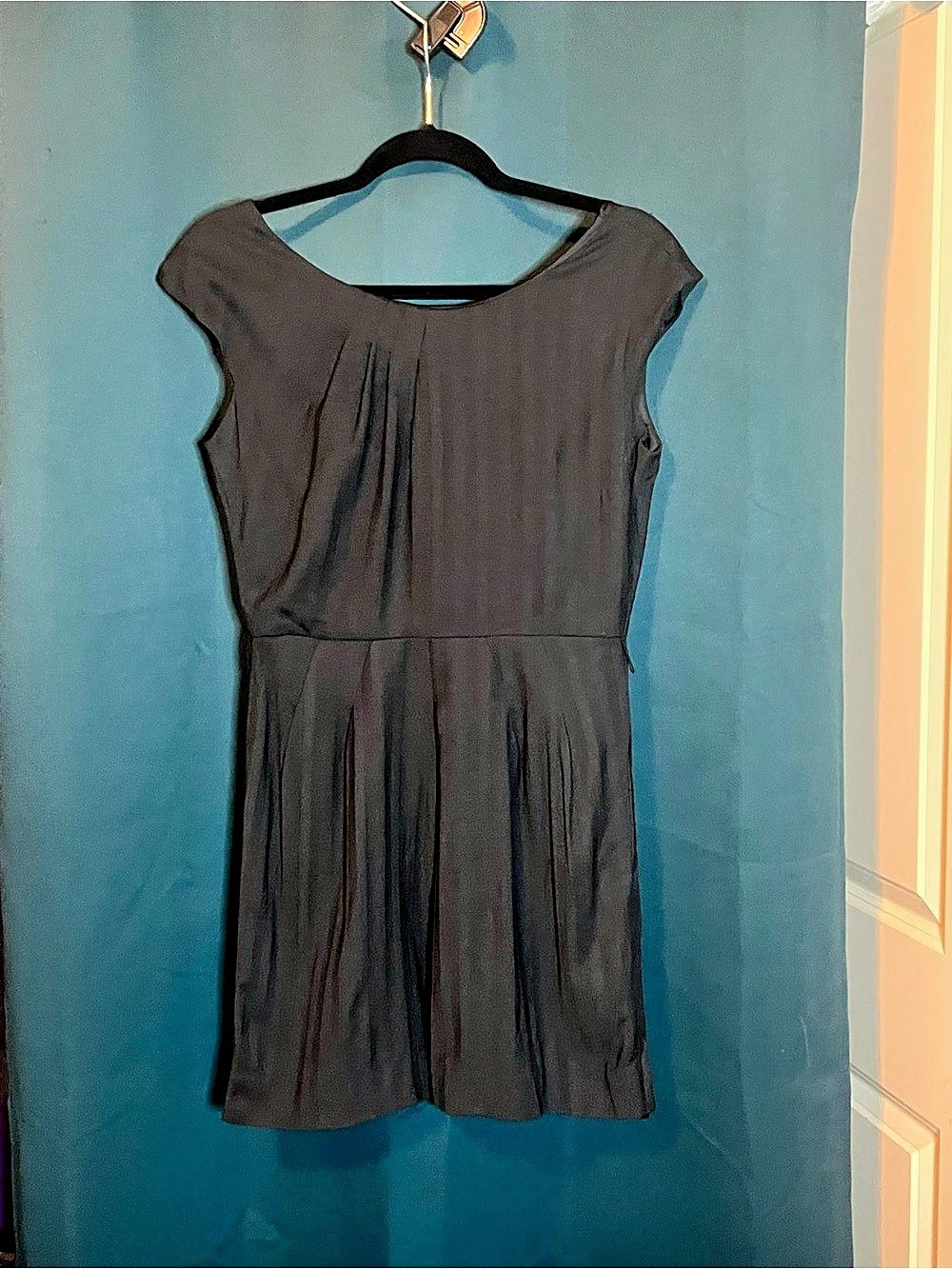 alice + olivia Black Mini Dress Size 4 Like New